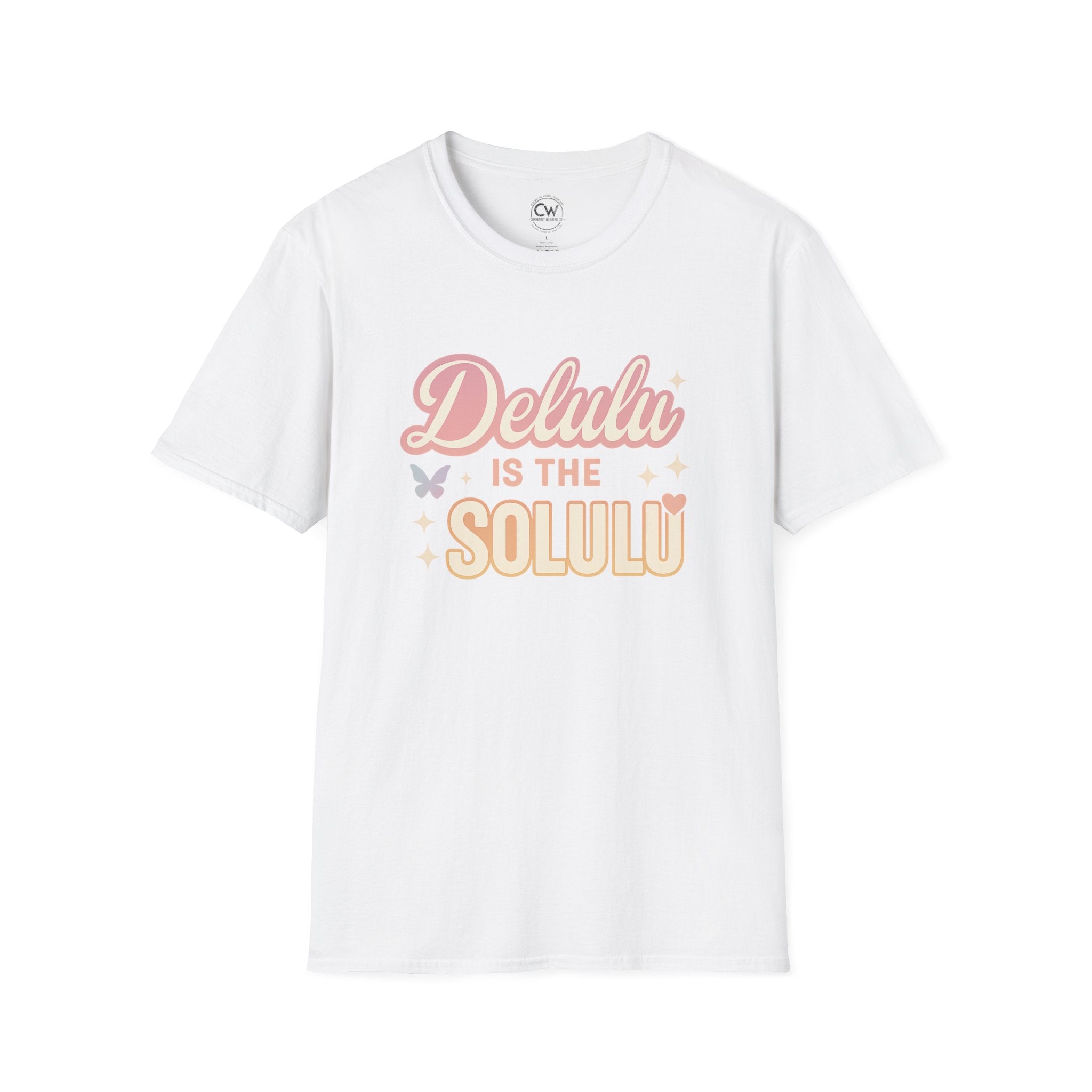 Delulu is the Solulu Shirt - Funny Delusion Tee, Internet Slang Shirt, Gen Z Humor Tee, Trendy Graphic Shirt, Unisex Softstyle T-Shirt